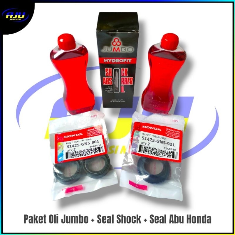 Jual Seal Shock Depan Beat FI Dan Seal Abu Set Oli Shock Jumbo PNP