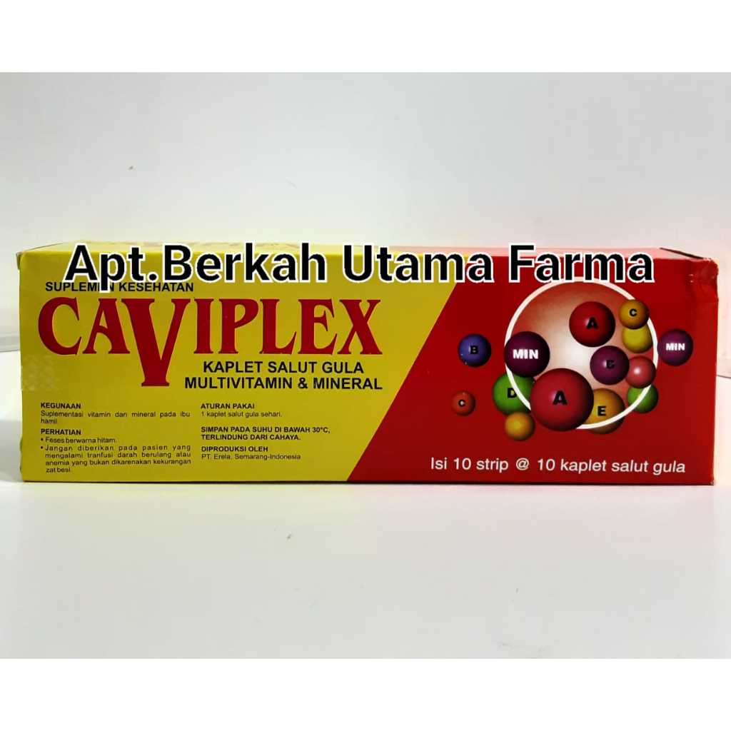 Jual Caviplex Per Box Isi 100 Tablet Shopee Indonesia