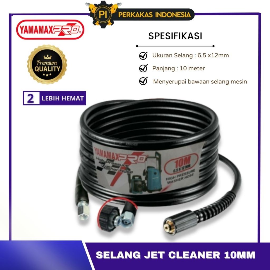 Jual Selang Jet Cleaner 10 Meter Tekanan Tinggi 10 M Slang Mesin Steam