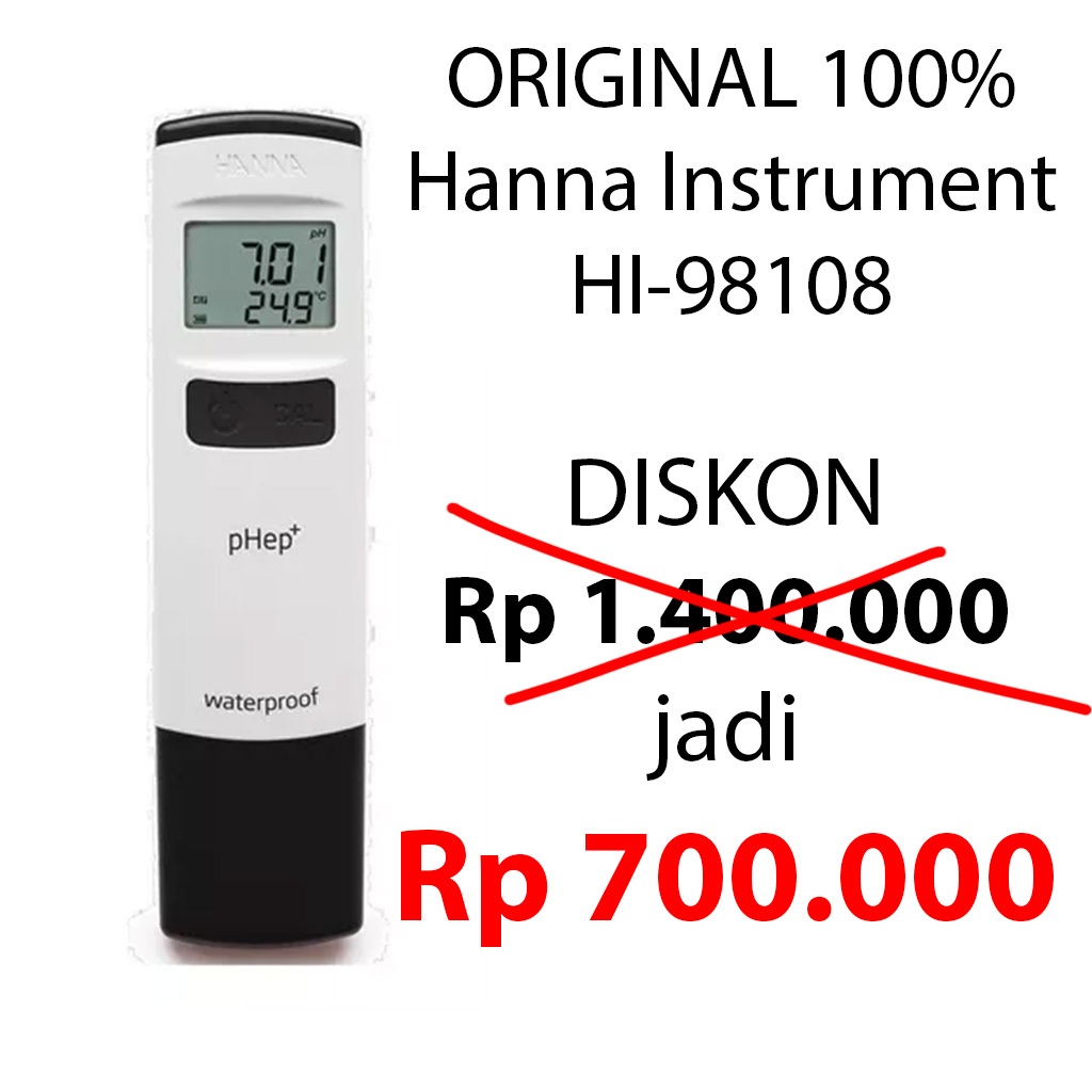 Jual Hanna Instruments Hi Phep Ph Pocket Tester Meter