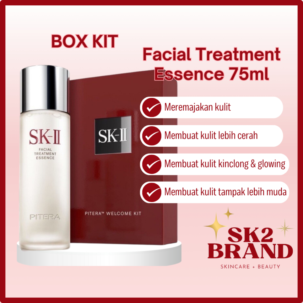 Jual SKII SK II SK2 Facial Treatment Essence 75ml FTE 75ml BOX KIT