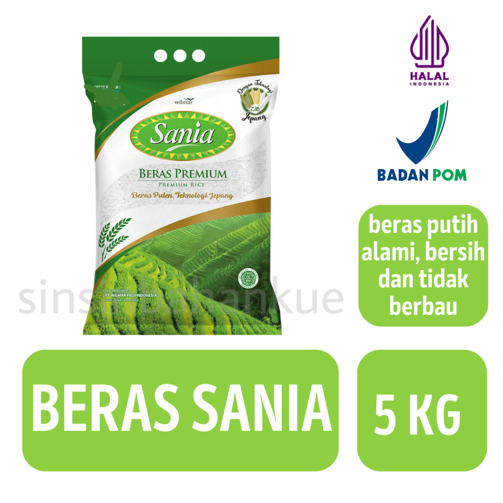 Jual Beras Sania Premium Kg Shopee Indonesia