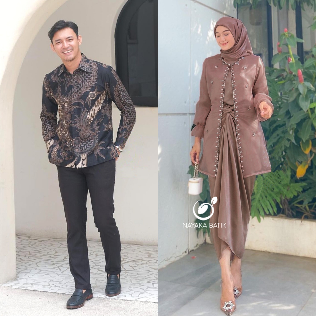 Jual Nayaka Batik Amara Nude Series Baju Couple Pasangan Batik Couple Amara Oneset Nude Series