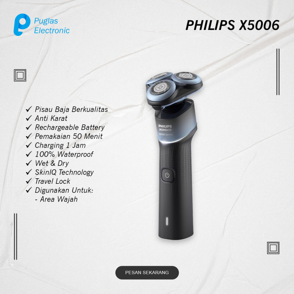 Jual Mesin Cukur Elektrik Philips X Alat Pencukur Kumis Jenggot