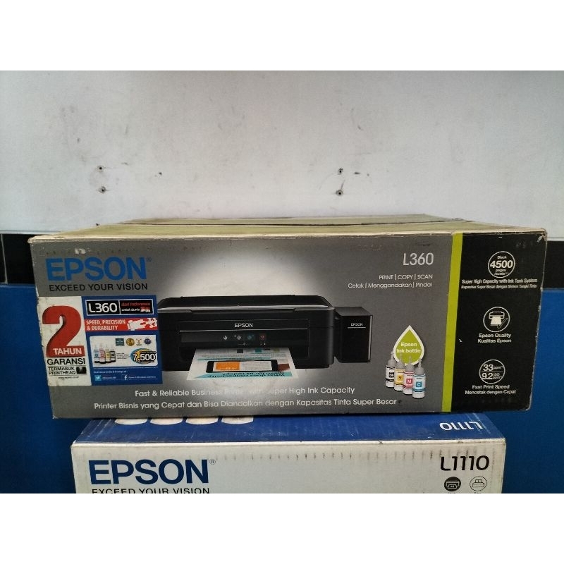 Jual Printer Murah Epson L Second Garansi Bulan Print Scan Copy