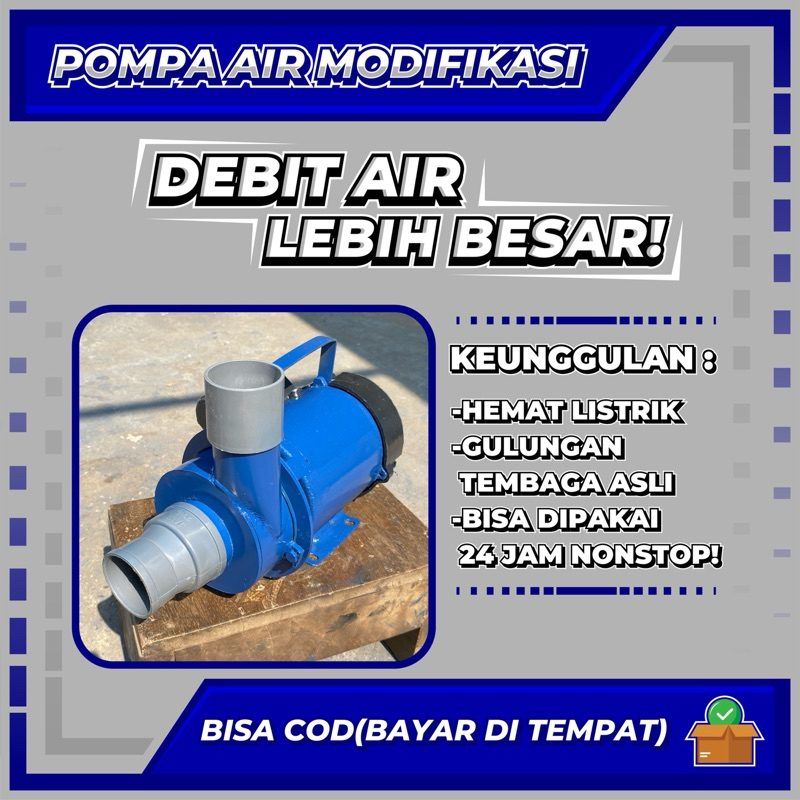 Jual Sanyogank Pompa Air Modifikasi Inch Dim Watt Keongan