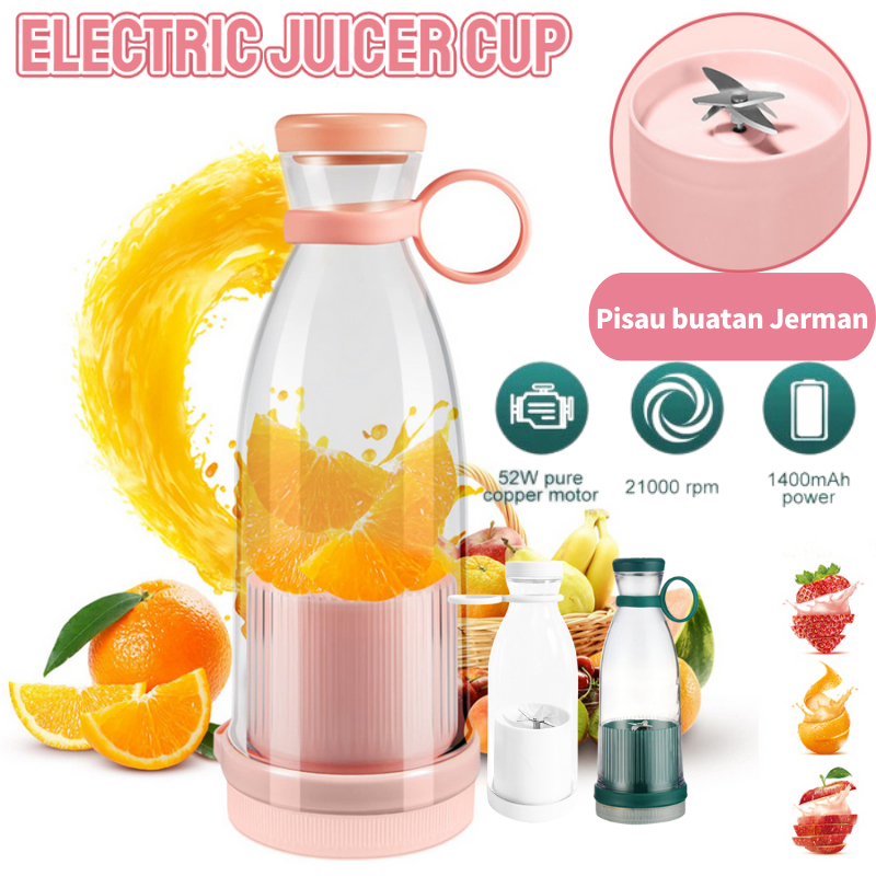 Jual Juice Blender Portable Mini Juicer Cup Pisau Blender Kapsul