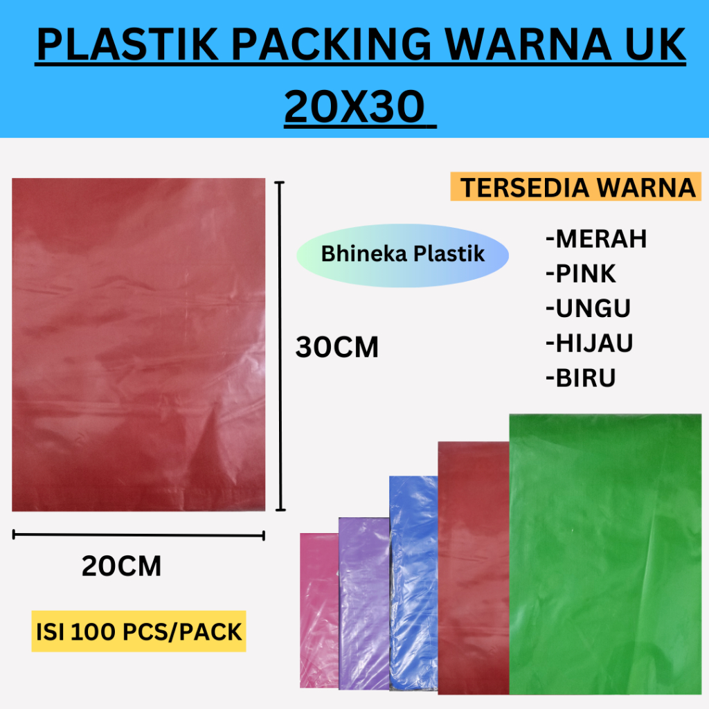 Jual Plastik Packing Uk X Isi Pcs X Isi Pcs X