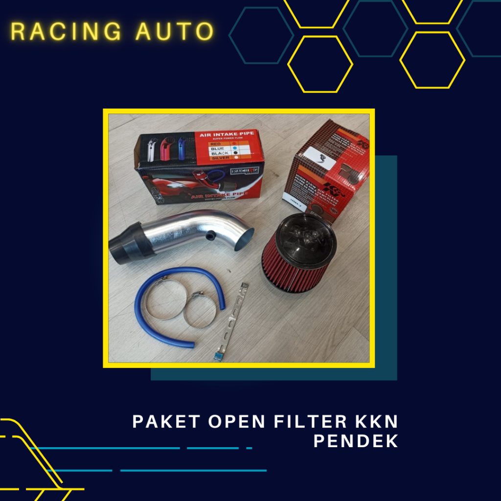 Jual PAKET Pipa Intake Pendek Universal Open Filter KNN Shopee