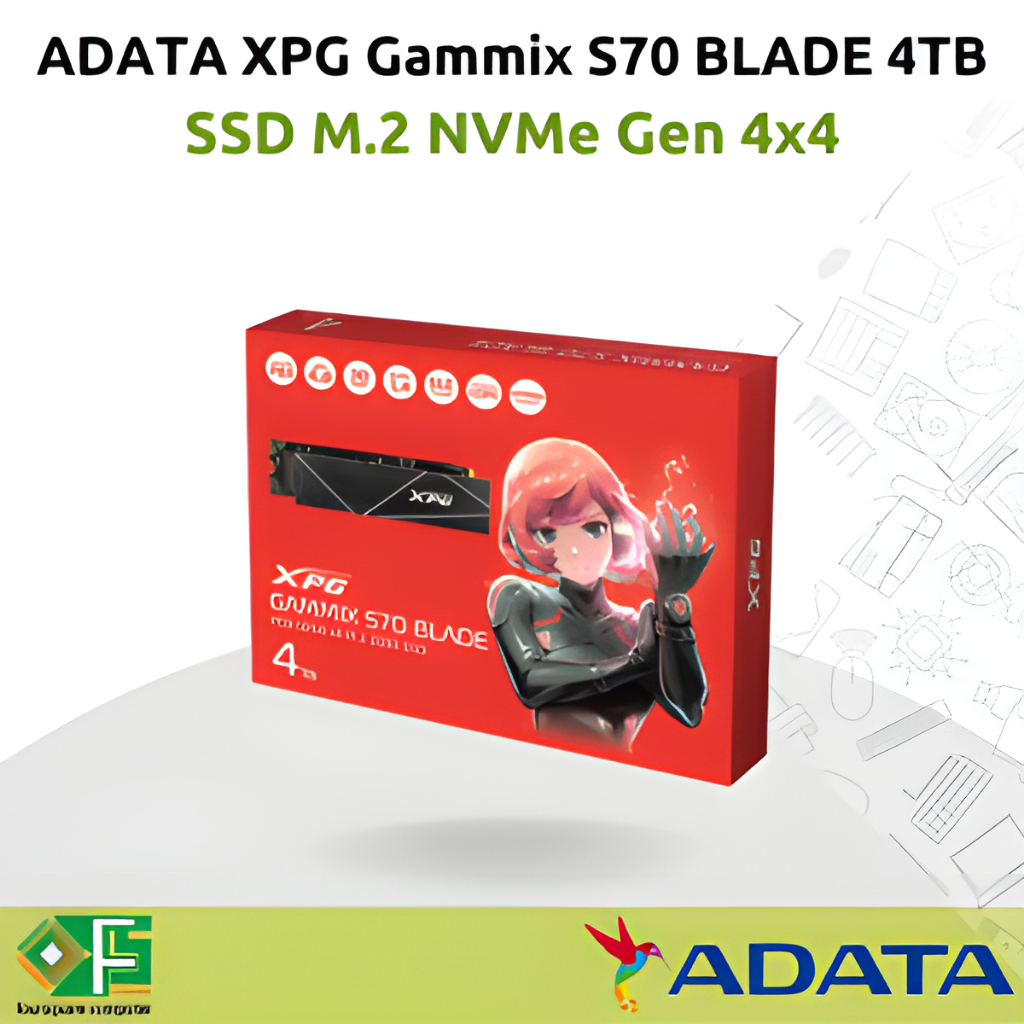 Jual Ssd M Nvme Adata Xpg Gammix S Blade Tb Gen X Resmi Shopee