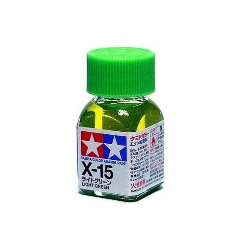 Jual Tamiya Color Enamel Paint X 15 Light Green 10ml Shopee Indonesia