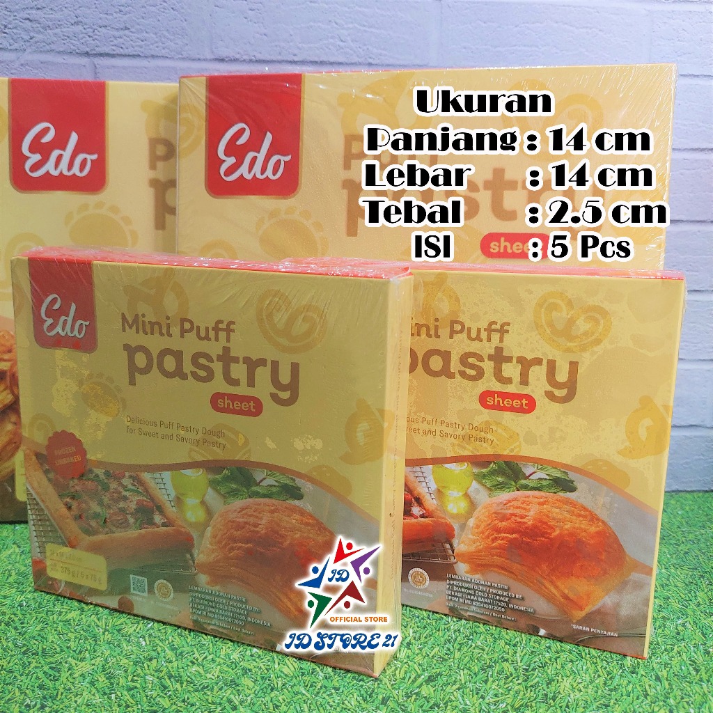 Jual Khusus Pulau Jawa Edo Mini Puff Pastry Sheet Gr Kulit