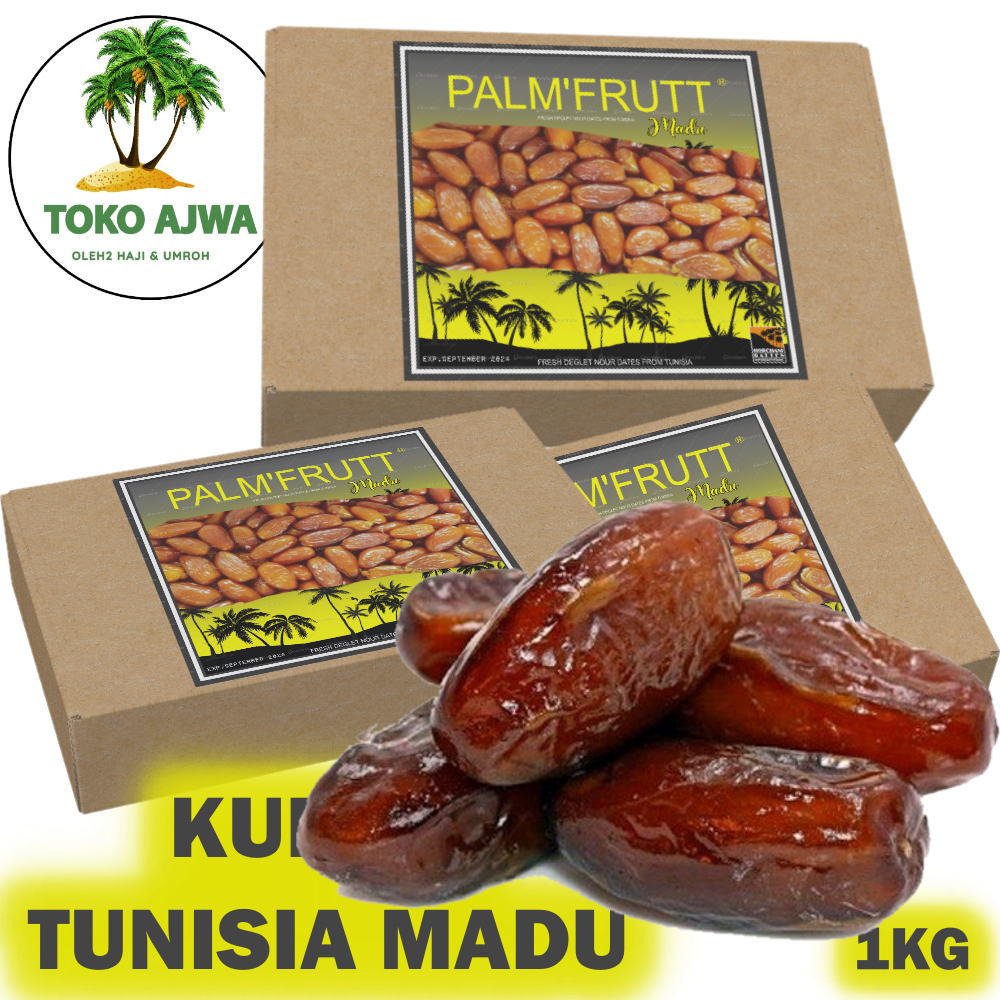 Jual Kurma Tunisia Madu Palm Frutt Kg Kemasan Dus Shopee Indonesia