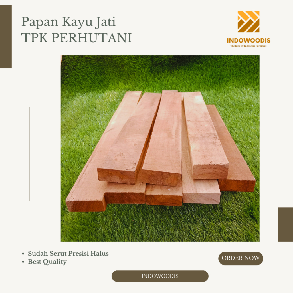 Jual Papan Kayu Jati Tpk Perhutani Ukuran Lebar Cm Shopee Indonesia