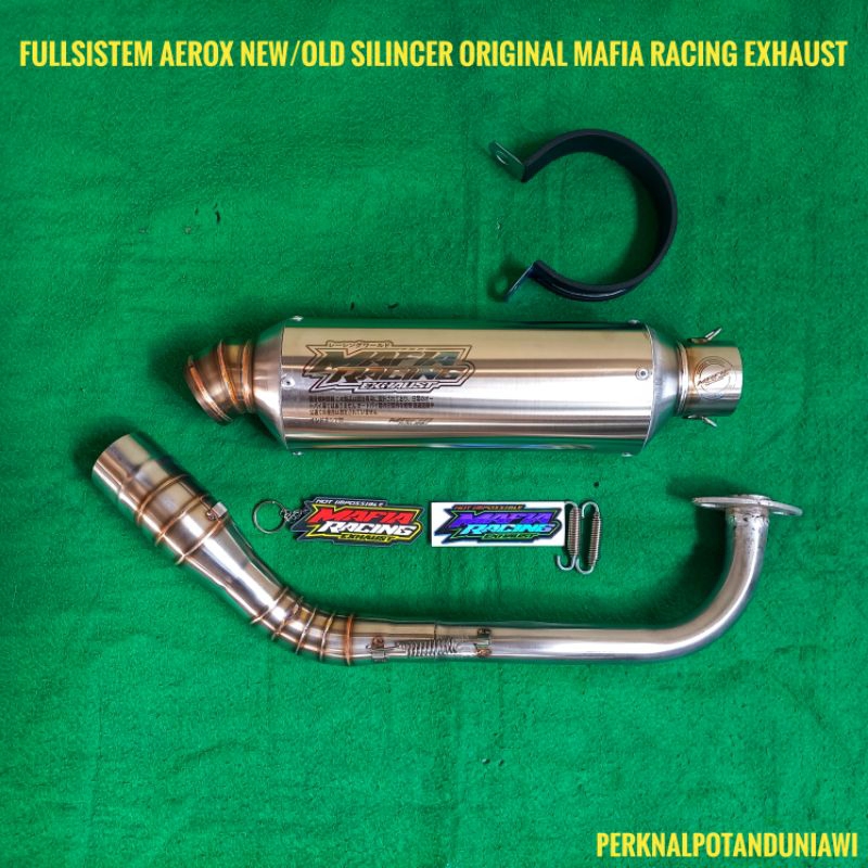 Jual Knalpot Fullsistem Yamaha Aerox New Old Silincer Mafia Racing