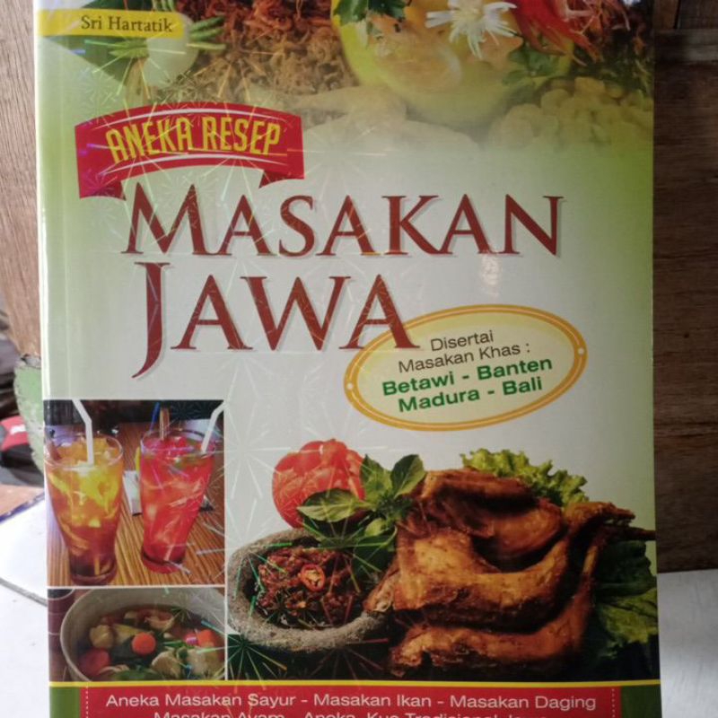 Jual Buku Resep Masakan Jawa Shopee Indonesia