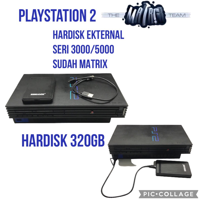 Jual PS2 PS 2 PLAYSTASION2 PLAYSTASION 2 MATRIX SERI 3 5 HARDISK