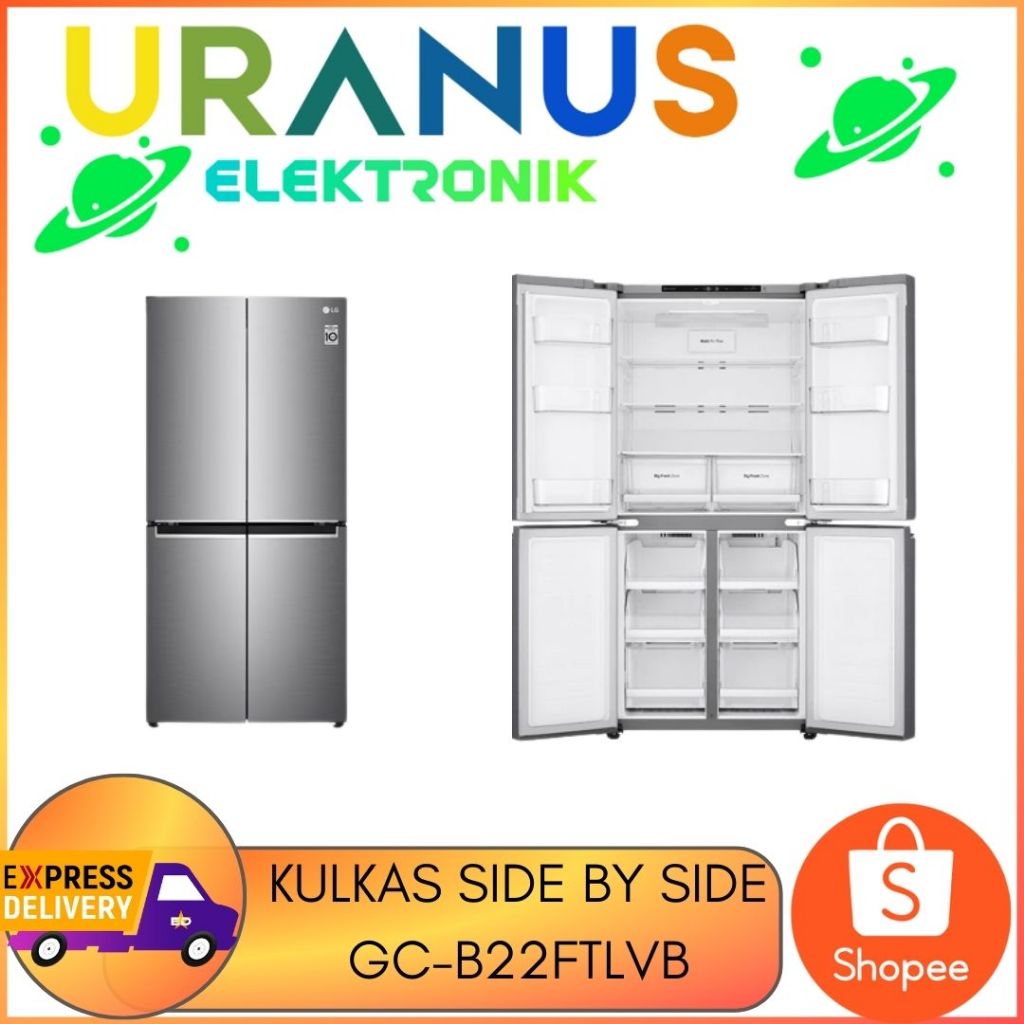 Jual Lg Kulkas Pintu Gc B Ftlvb Smart Inverter Side By Side Door