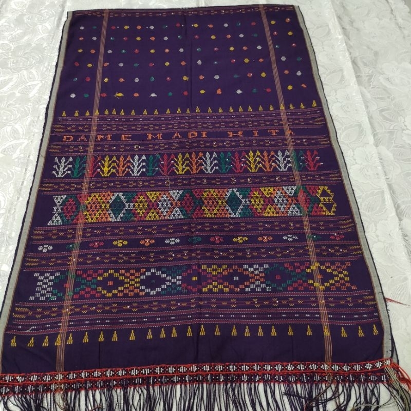 Jual Ulos Sadum Motif Angkola Pakaian Adat Batak Toba Shopee Indonesia