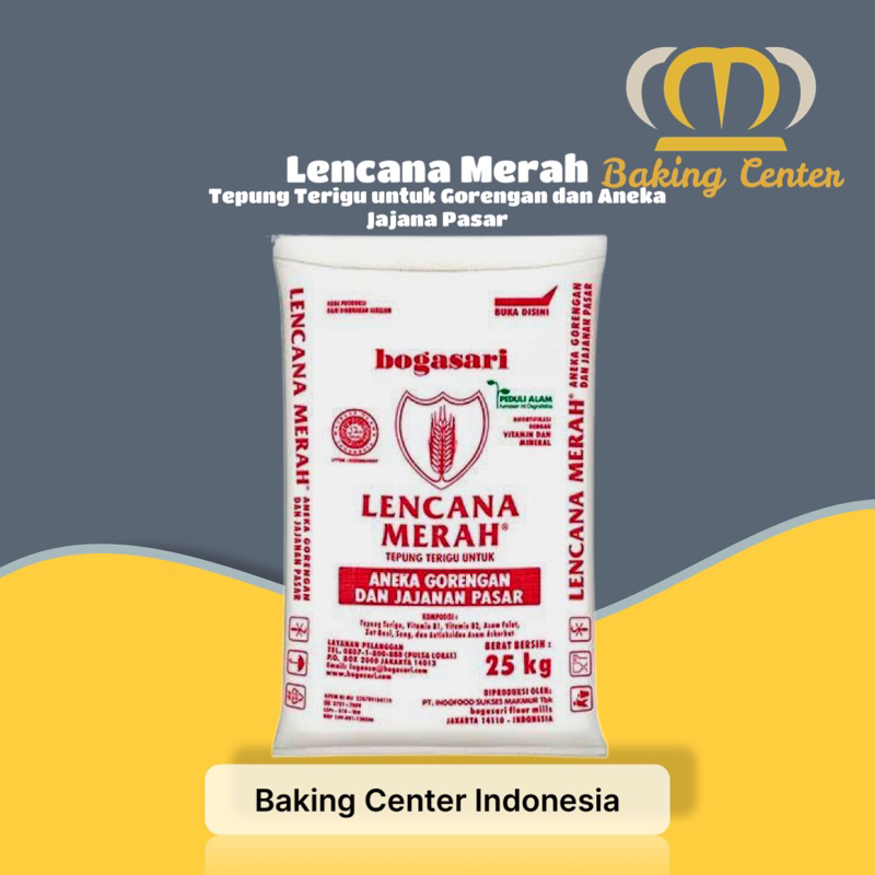 Jual Lencana Merah Tepung Terigu Repack Kg Shopee Indonesia