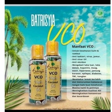 Jual Batrisyia Herbal Vco Virgin Coconut Oil Shopee Indonesia