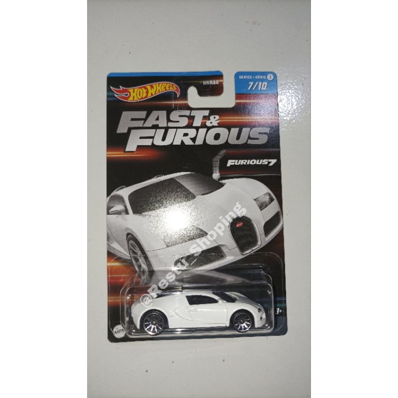 Jual Hot Wheels Bugati Veyron Fast And Furious Wave Shopee