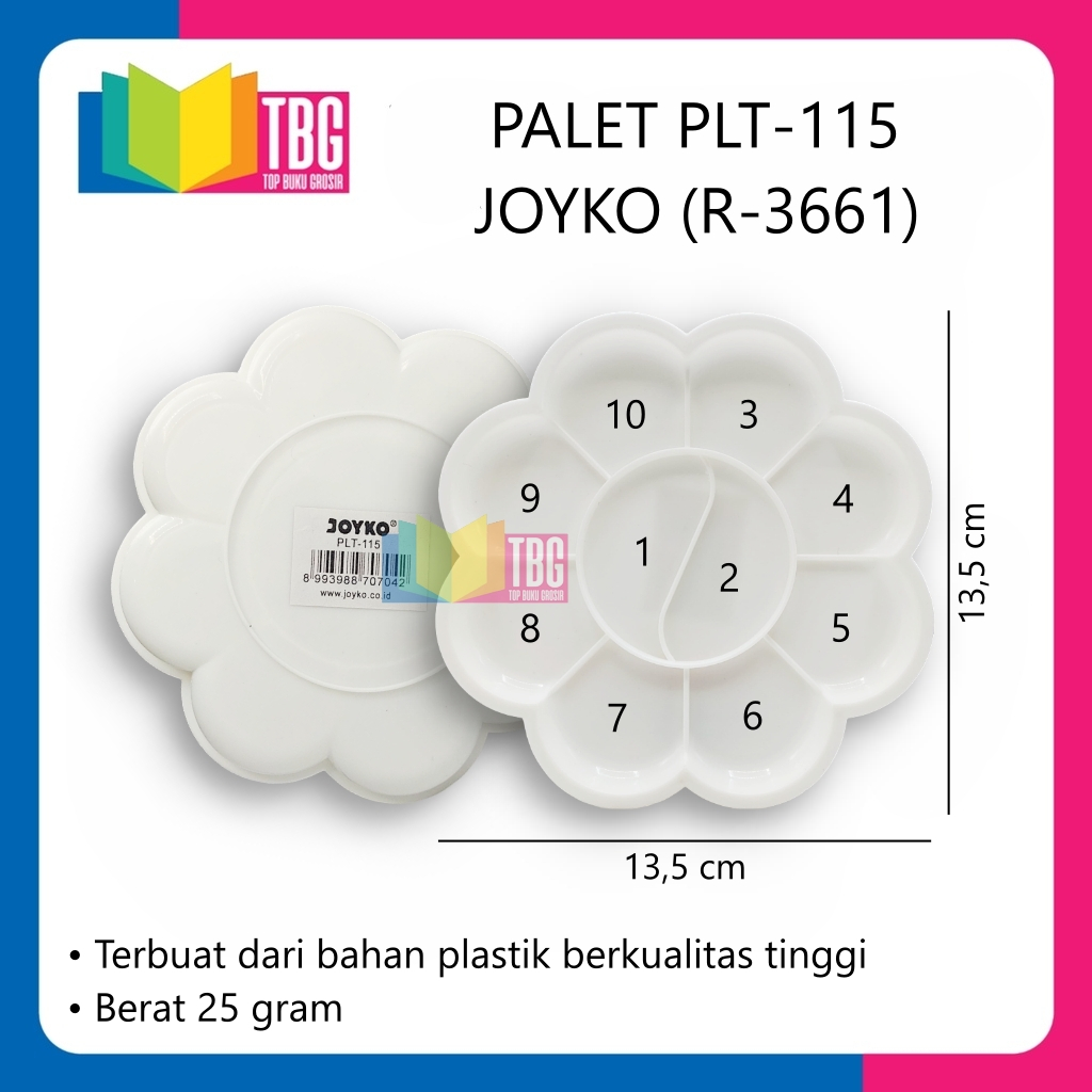 Jual 1 PCS PALET PLT 115 JOYKO PALET SAKURA PUTIH PALET BUNGA R 3661