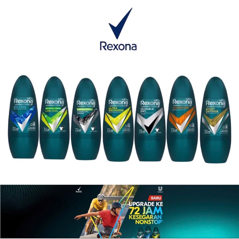 Jual Rexona Men Deodorant Roll On Ml All Variant Shopee Indonesia