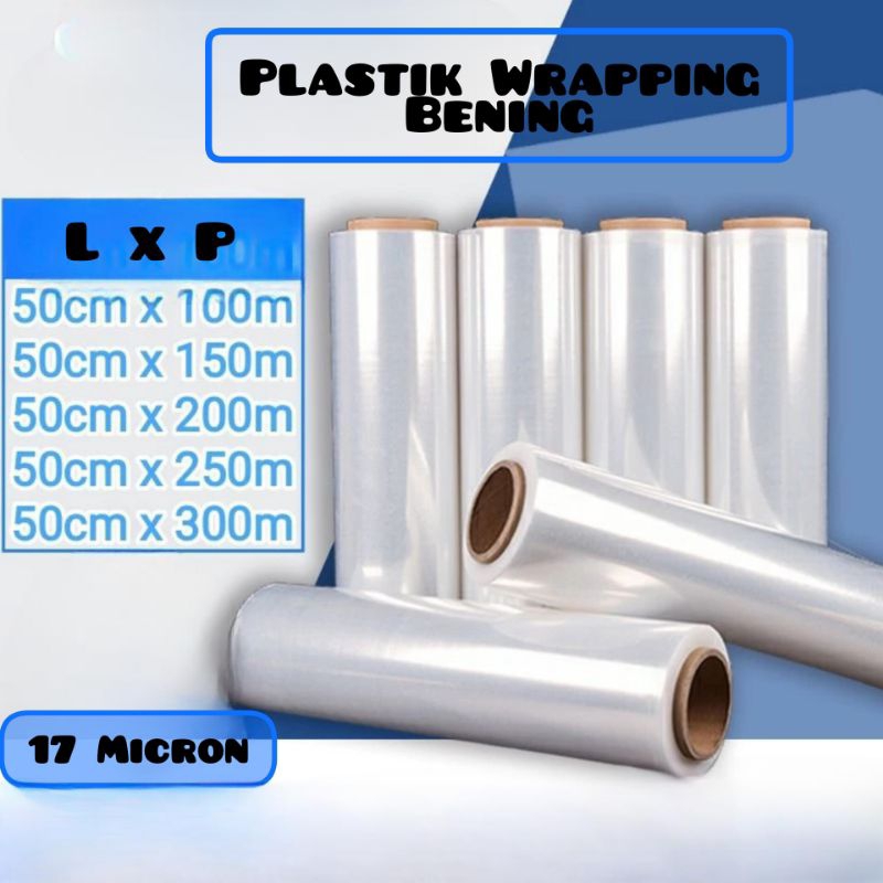 Jual Plastik Wrapping Bening Stretch Film Plastik Wrapping Plastik