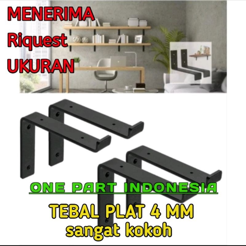 Jual Braket Siku Penyangga Papan Bracket Siku Ambalan Rak Tempel