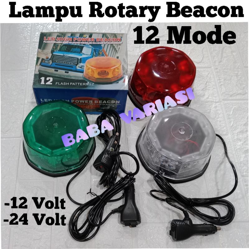 Jual Lampu Blitz Rotary Beacon Mode Volt Volt Led Tambang