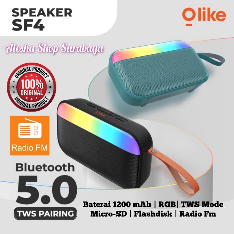 Jual Garansi Speaker Olike Beatz Sf Rgb Bluetooth Wireless Radio