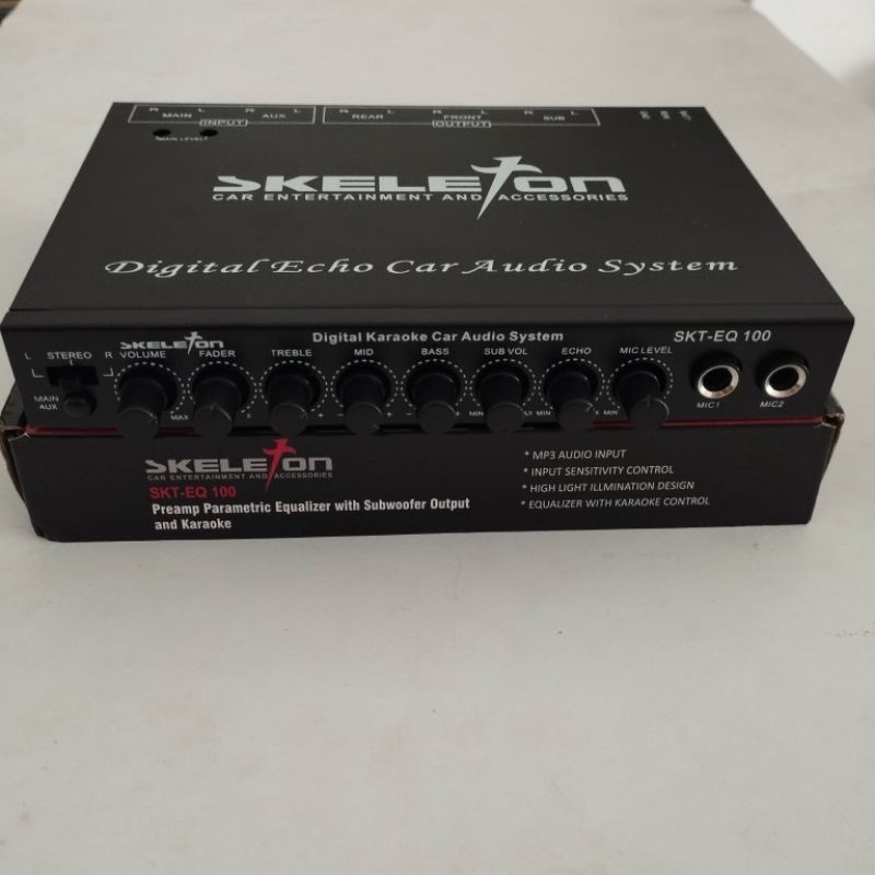 Jual Preamp Parametric Equalizer SKELETON SKT EQ 100 Karaoke Shopee