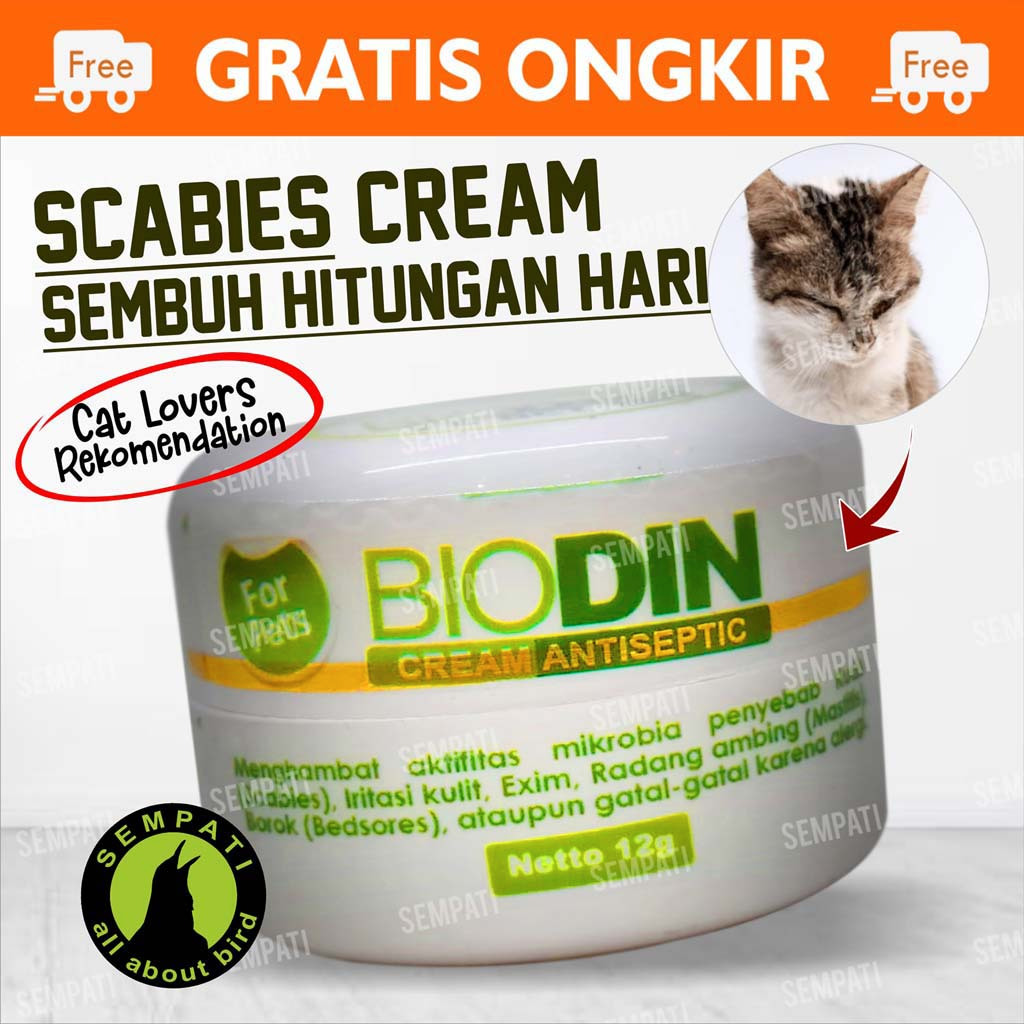 Jual Biodin Cream Antiseptic Obat Salep Luka Kucing Anjing Kelinci