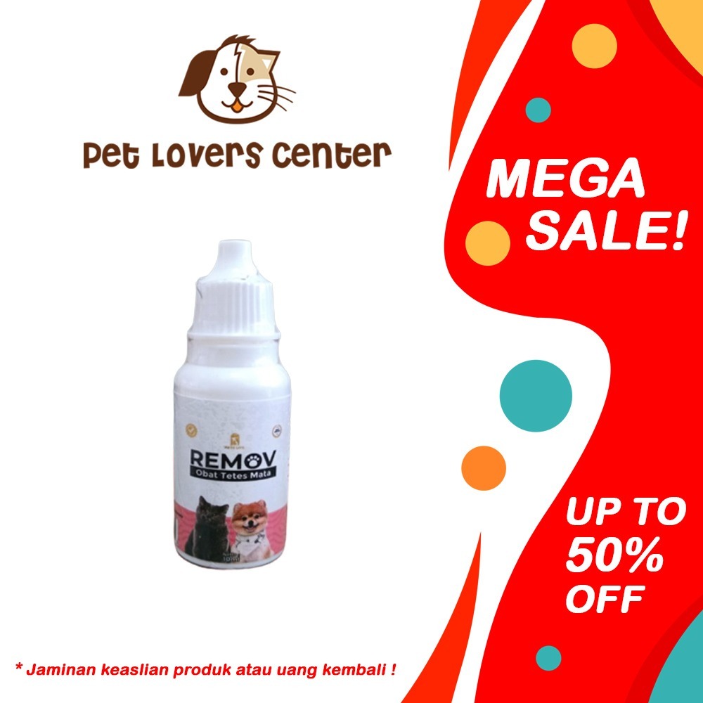 Jual REMOV Obat Tetes Mata Kucing Dan Anjing 10 ML Rekomendasi Dokter