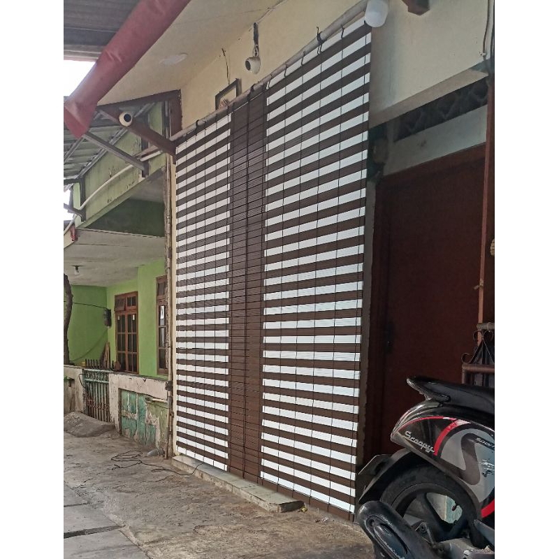 Jual Tirai Krey Motif Outdoor Ukuran L 2m X T 2m Shopee Indonesia