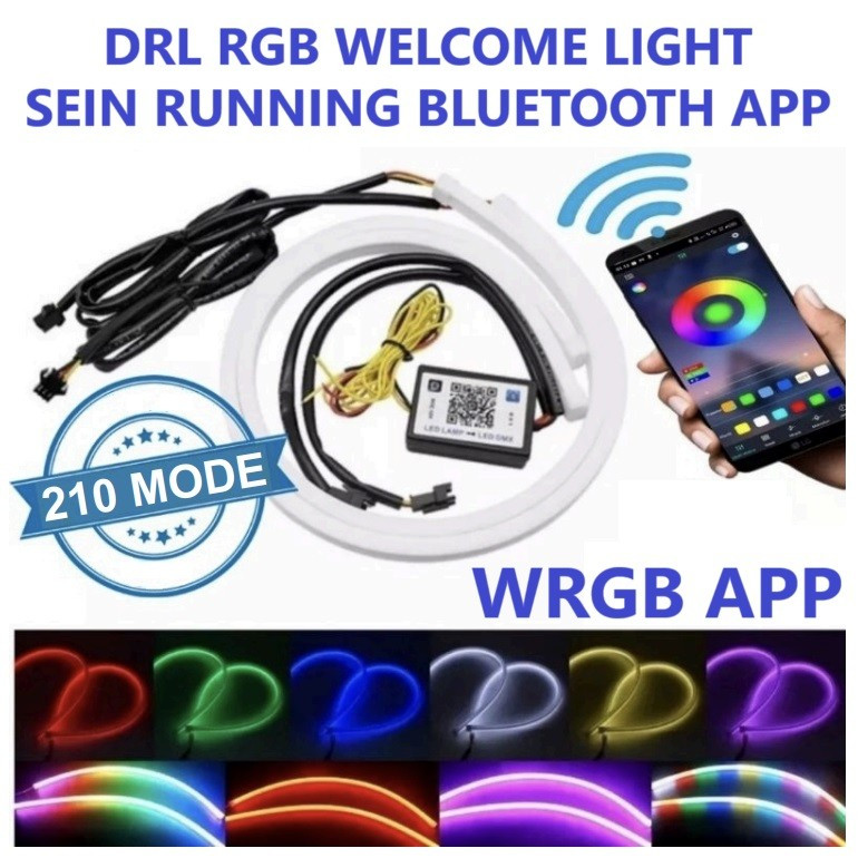 Jual Lampu Led Drl Alis Flexibel Wrgb App Cm Welcome Rgb Matrix