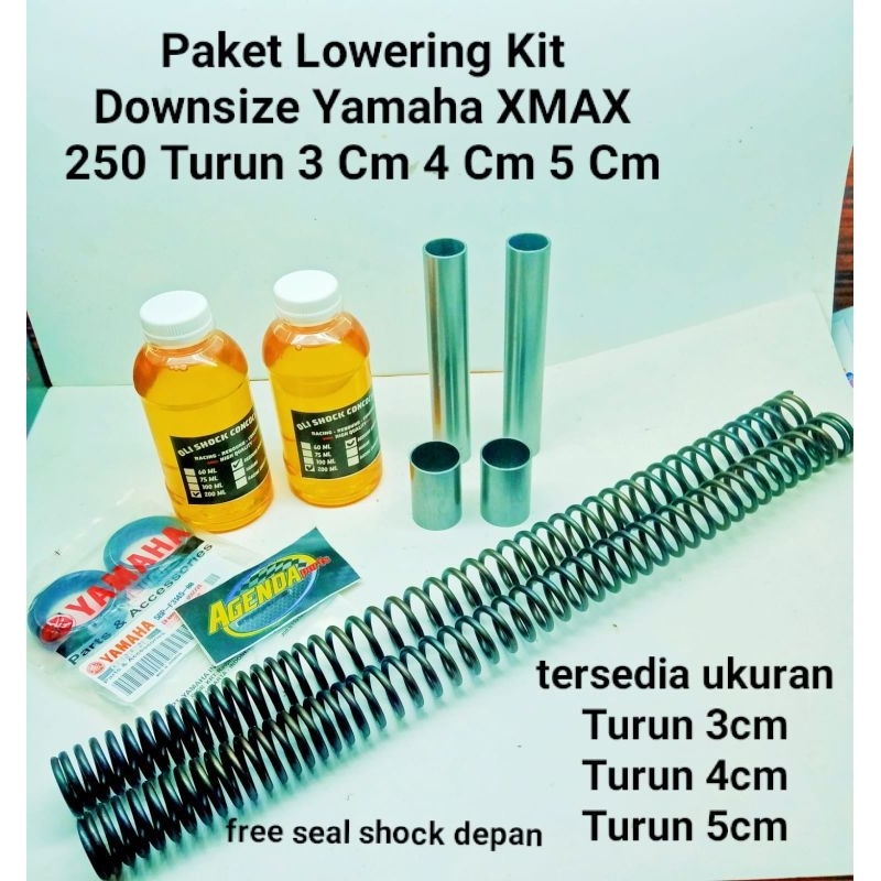 Jual Paket Lowering Kit Downsize Yamaha Xmax Turun Cm Cm Cm