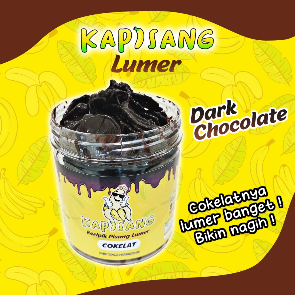 Jual KAPISANG Keripik Pisang Lumer Cokelat Cemilan Keripik Pisang Lumer