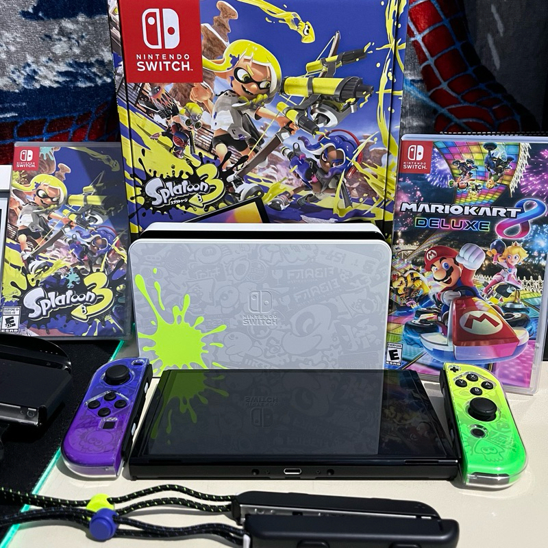 Jual Nintendo Switch Oled Splatoon Edition Shopee Indonesia