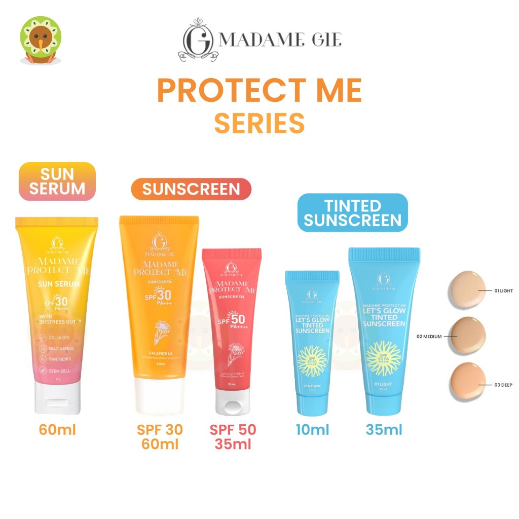 Jual MADAME GIE MADAME PROTECT ME SUNSCREEN SPF 30 LET S GLOW TINTED