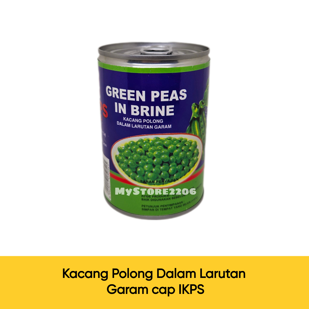 Jual Kacang Polong Dalam Larutan Garam Cap IKPS 397gr Shopee Indonesia