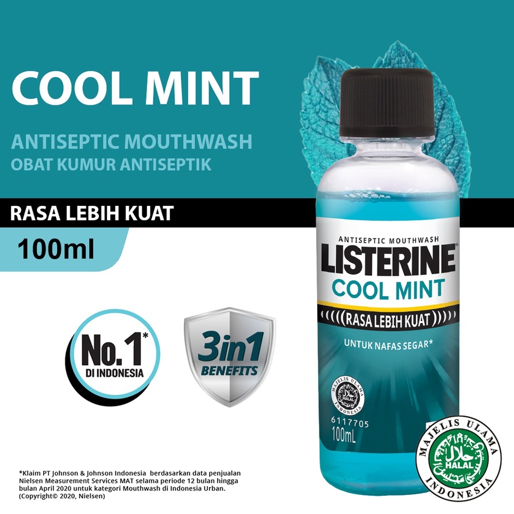 Jual Listerine Cool Mint Antiseptic Mouthwash Obat Kumur Antiseptik