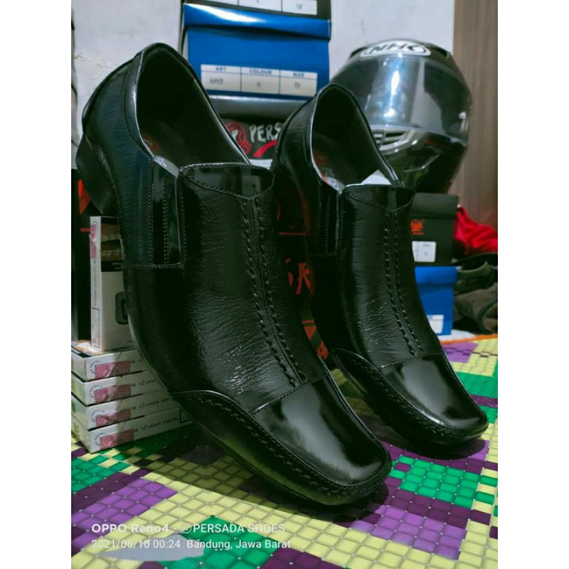 Jual Sepatu Pantofel Oxford Formal Pria Kulit Sapi Asli Persada