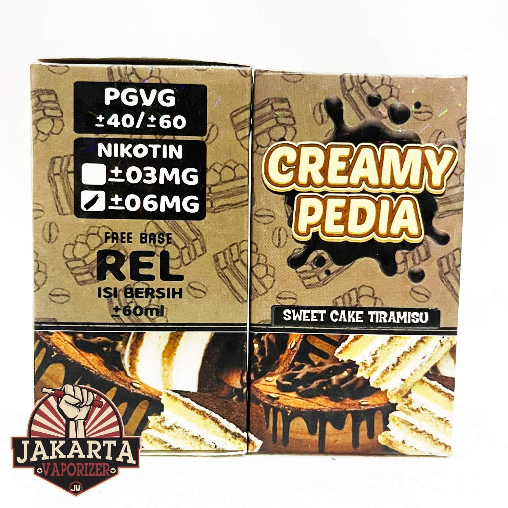 Jual Creamy Pedia Sweet Cake Tiramisu Ml Mg Mg Creamypedia By