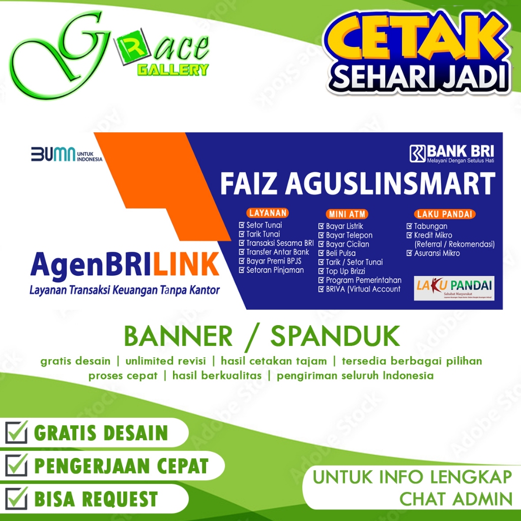 Jual Cetak Benner Spanduk Banner Murah Kualitas Premium GRATIS BIAYA