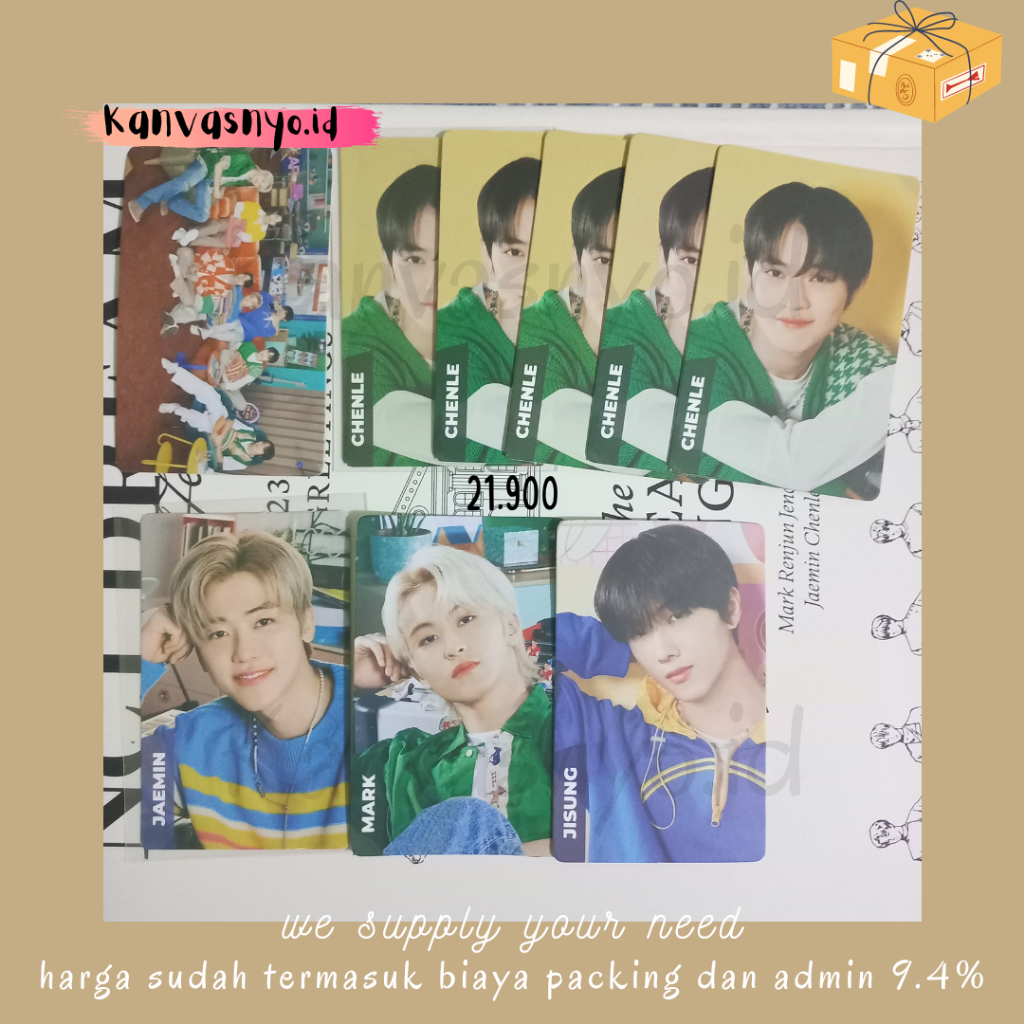 Jual Photocard NCT Dream X Tos Tos Chiki Mark Renjun Chenle PC