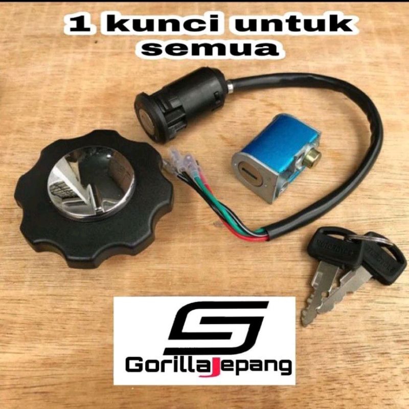 Jual Kunci Kontak Honda Win Set Kunci Stang Dan Tutup Tangki Shopee