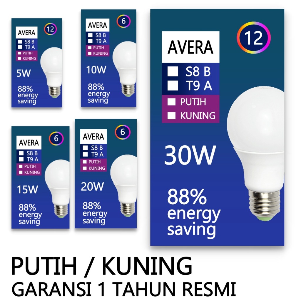 Jual Lampu Bohlam Led Watt Watt Watt Watt Watt Putih