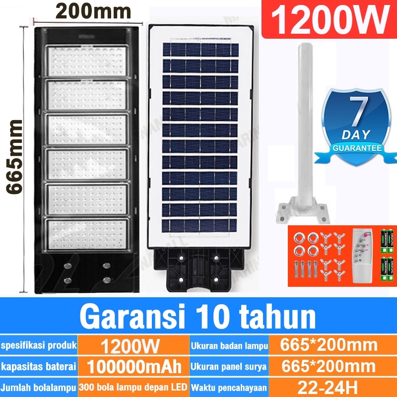 Jual Garansi 10 TahunLampu Jalan Tenaga Surya Matahari Ready Stock